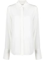 Sportmax chemise Leila en soie - Blanc