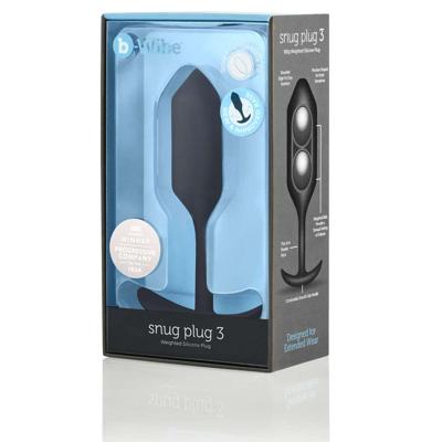 Anale Plug B-Vibe SNUG PLUG 3 Zwart