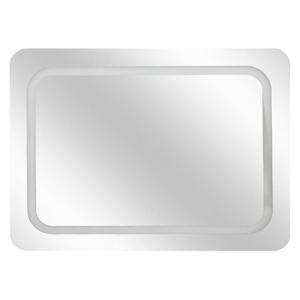 5Five Badkamer wandspiegel LED - Op batterijen - zilver - 65 x 49 cm - rechthoek