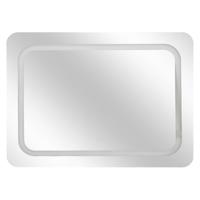 5Five Badkamer wandspiegel LED - Op batterijen - zilver - 65 x 49 cm - rechthoek 5Five Badkamer wandspiegel LED - Op batterijen - zilver - 65 x 49 cm - rechthoek