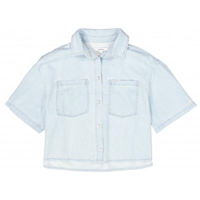 Garcia - Blauw | unisex | Top | Blauw | XL | regular | Kamst mode