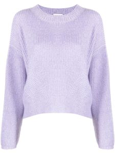 Allude pull en cachemire à design nervuré - Violet