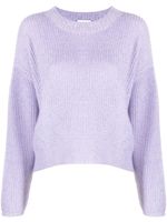 Allude pull en cachemire à design nervuré - Violet