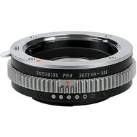Fotodiox Pro Lens Mount Adapter - Sony Alpha A-Mount (and Minolta AF) DSLR Lens to Nikon F Mount (with Built-In Aperture Control Dial) (SnyA-NikF-Pro)