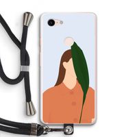 Leaf: Pixel 3 XL Transparant Hoesje met koord