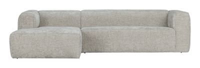 WOOOD Loungebank 'Bean' Links, Melange, kleur Naturel