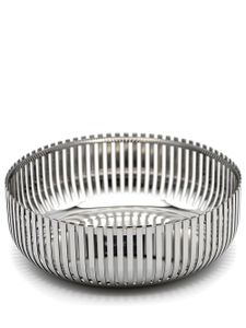 Alessi panier à design géométrique - Argent