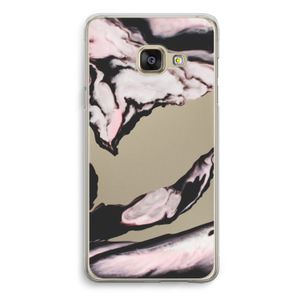 Roze stroom: Samsung Galaxy A3 (2016) Transparant Hoesje