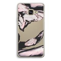 Roze stroom: Samsung Galaxy A3 (2016) Transparant Hoesje