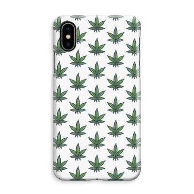 Weed: iPhone XS Max Volledig Geprint Hoesje