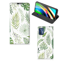 Motorola Moto G9 Plus Smart Cover Leaves - thumbnail