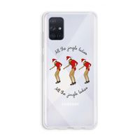 Jingle Ladies: Galaxy A71 Transparant Hoesje