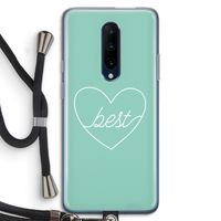 Best heart pastel: OnePlus 7 Pro Transparant Hoesje met koord
