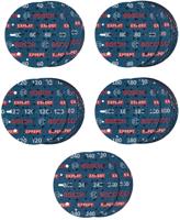 Bosch Accessoires EXPERT 55-delige set Schuurschijf O780 met film onderlaag, 150 mm, 5xG60; 15xG80; 15xG120; 15xG180; 5xG240 - 2608902470