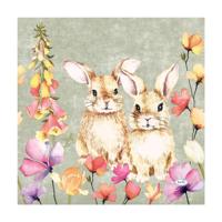 Duni servetten floral friends 33cm