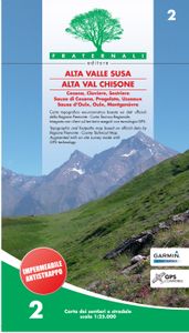 Wandelkaart 02 Alta Valle Susa - Alta Val Chisone | Fraternali Editore