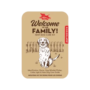 Kikkerland Welcome To The Family Dog Kit