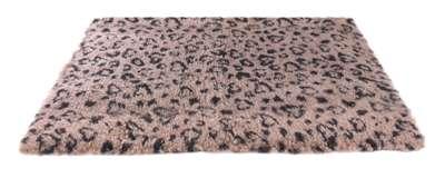VETBED PRINT LUIPAARDPRINT BEIGE / ZWART GERECYCLED