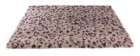 VETBED PRINT LUIPAARDPRINT BEIGE / ZWART GERECYCLED