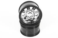 3.8 Raceline Monster Wheels (Chrome/Black) (2pcs) (AX31043)