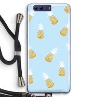 Ananasjes: Honor 9 Transparant Hoesje met koord