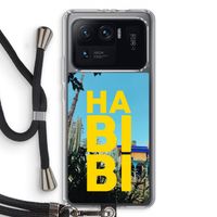 Habibi Majorelle : Xiaomi Mi 11 Ultra Transparant Hoesje met koord