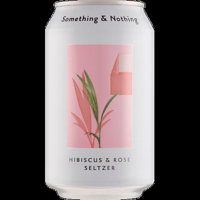 Something & Nothing Hibiscus & Rose Seltzer Drank 330 ml bij Jumbo