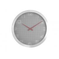 NeXtime klok 3019 dots, ø35 cm, wall, grey NeXtime klok 3019 dots, ø35 cm, wall, grey