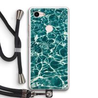 Weerkaatsing water: Pixel 3 Transparant Hoesje met koord