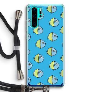 Visjes: Huawei P30 Pro Transparant Hoesje met koord