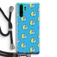 Visjes: Huawei P30 Pro Transparant Hoesje met koord