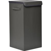 Gebor - Praktische Opvouwbare Wasmand Met Deksel En Handvaten, 60x30x30cm – Grijs – Was Sorteerder – Wasmand – - thumbnail