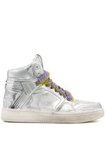 Philippe Model Paris baskets montantes Paris - Argent