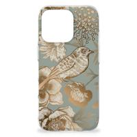 TPU Case voor iPhone 16 Pro Vintage Bird Flowers