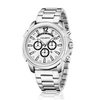 CAGARNY 6882 Fashion Waterproof quartz horloge met roestvrijstalen band
