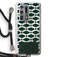 Moroccan tiles: Huawei P40 Pro Plus Transparant Hoesje met koord