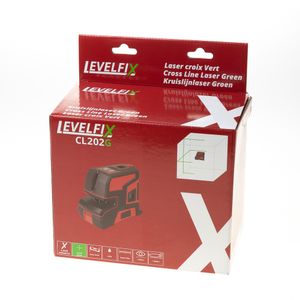 Levelfix kruislijnlaser cl202g groen