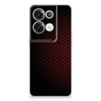 OPPO Reno8 Pro | TPU bumper | Geruit Rood