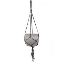 Stone Eco-line hangpot 22x19 cm lichtgrijs - thumbnail