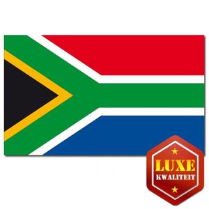 Feestartikelen Luxe vlag Zuid Afrika