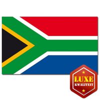 Feestartikelen Luxe vlag Zuid Afrika - thumbnail