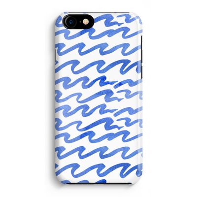 Blauwe golven: Volledig Geprint iPhone 7 Plus Hoesje