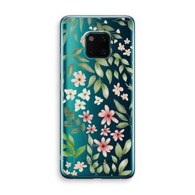 Botanical sweet flower heaven: Huawei Mate 20 Pro Transparant Hoesje