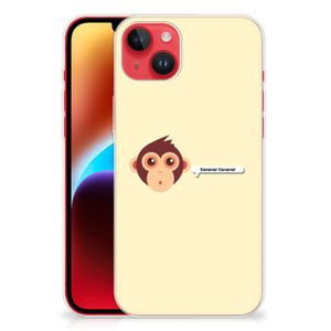 iPhone 14 Plus Telefoonhoesje met Naam Monkey