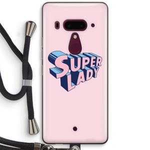 Superlady: HTC U12+ Transparant Hoesje met koord