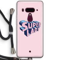 Superlady: HTC U12+ Transparant Hoesje met koord
