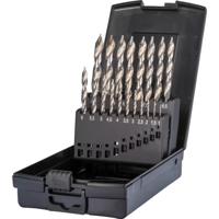 Phantom HSS set spiraalboren DIN 338 Step-point 11.443: 1-10x0.5 mm