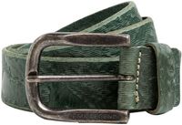 Belt italian leather army green - thumbnail