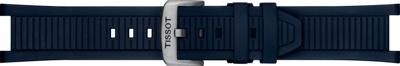 Horlogeband Tissot T603049424 Rubber Blauw