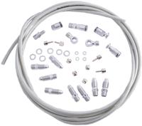 Quaxar remslang kit "sherman" br. line kit sherman silver 3000mm